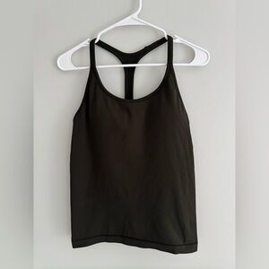 Dark Green Athleta RacerBack Tank Top